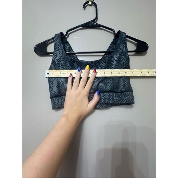 NWOT IVL Collective Snakeskin Crossbosy Straps Athlethic Sports Bra Women's 4 - Picture 4 of 10